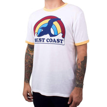 Load image into Gallery viewer, &#39;Rainbow Bird&#39; Unisex Ringer T-Shirt
